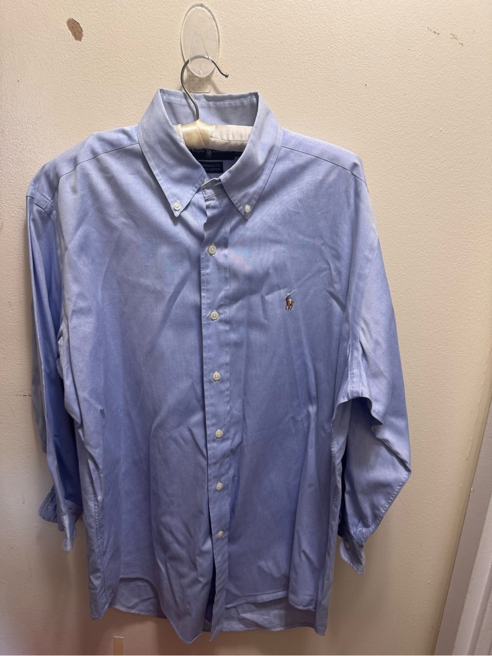 Ralph Lauren Light Blue Button-Down Dress Shirt size 15-32